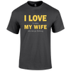 Funny Fishing T Shirt Love My Wife
