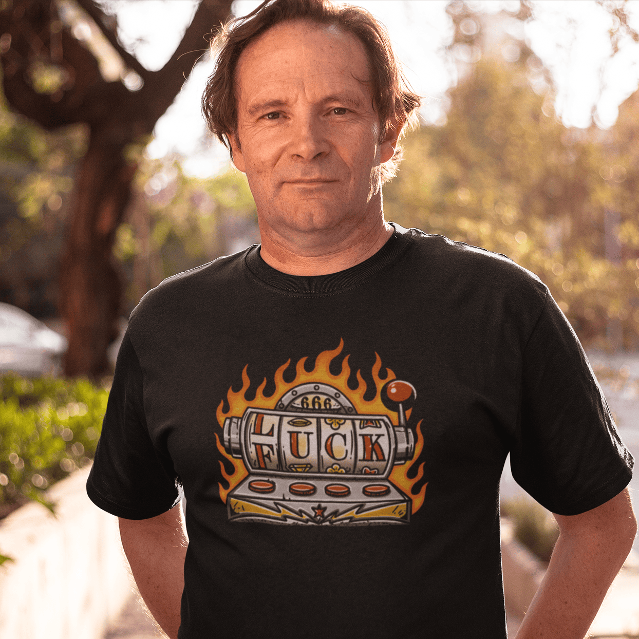 Lucky Funny T Shirt by Lion Legion 