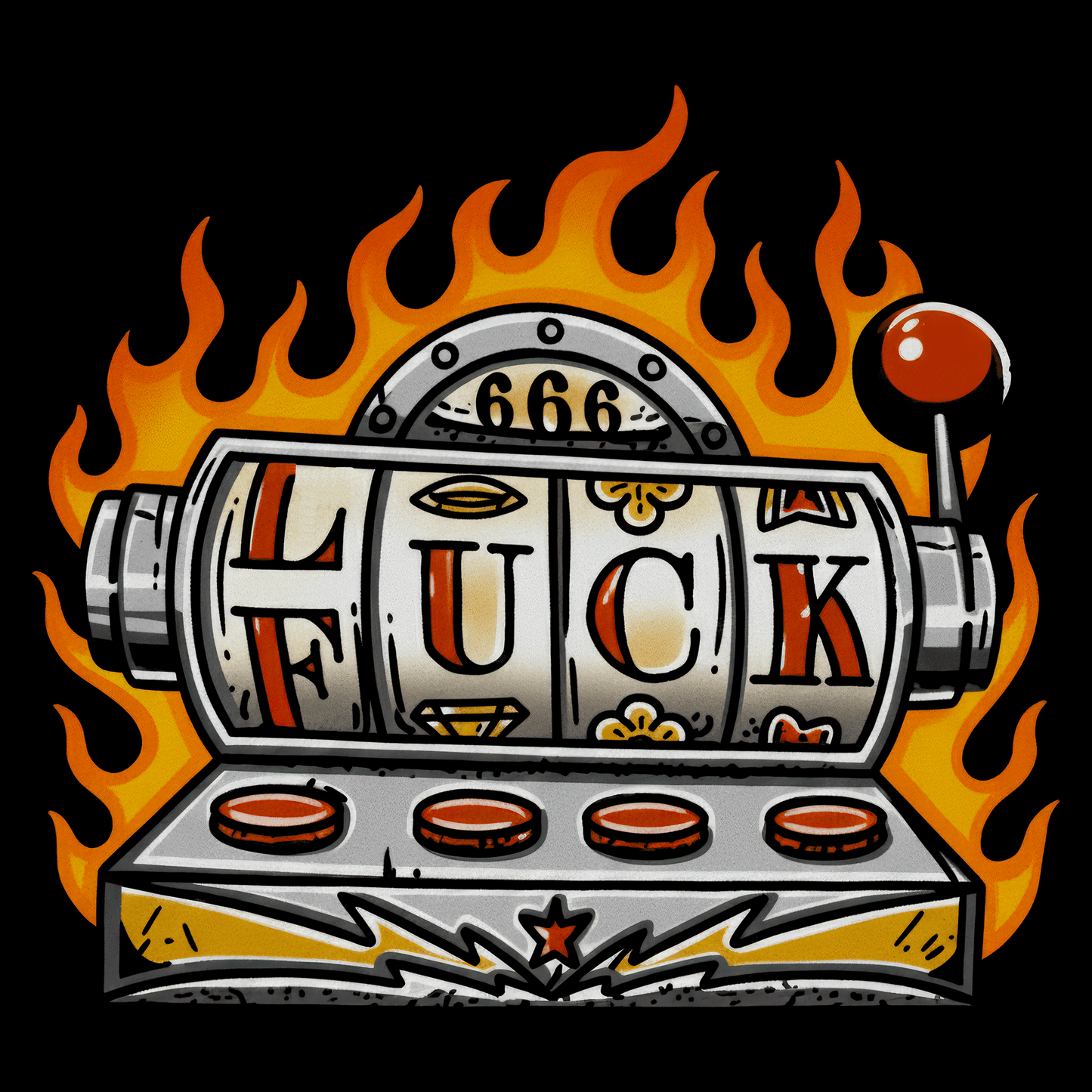 Lucky Funny T Shirt by Lion Legion 
