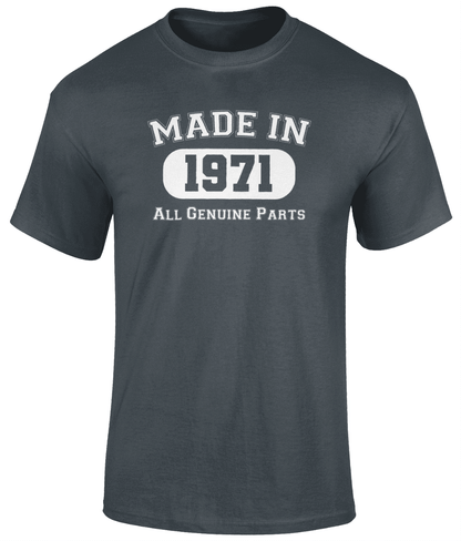 Made In 1971 T Shirt