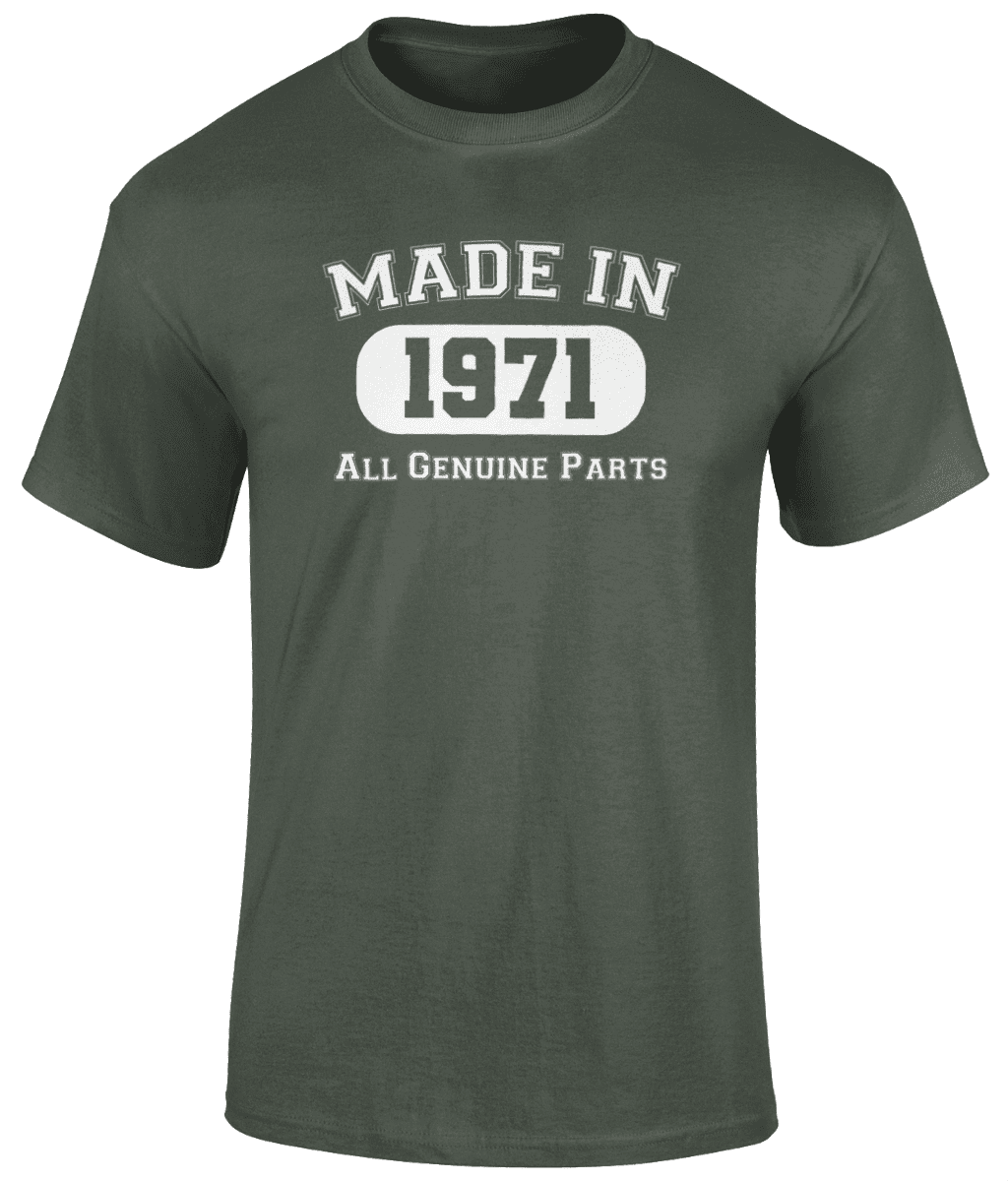 Made In 1971 T Shirt