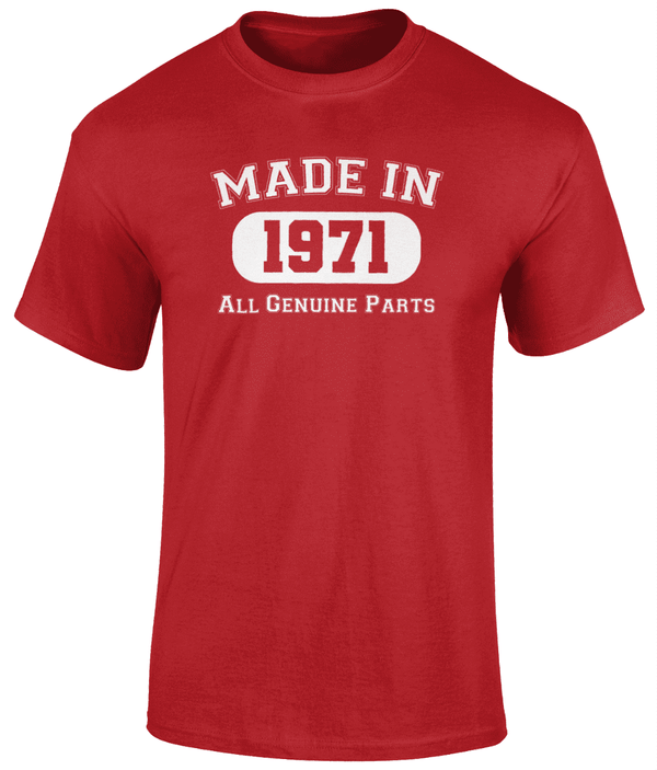 Made In 1971 T Shirt
