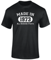 Made In 1973 Unisex T shirt