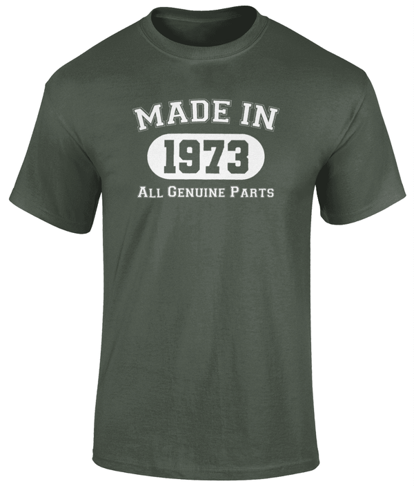 Made In 1973 Unisex T shirt
