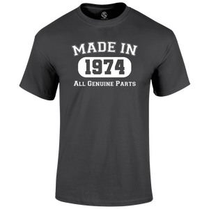 Made In 1974 T Shirt
