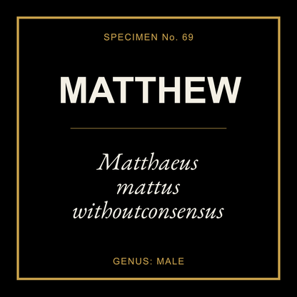 Matthew Gift Idea T Shirt