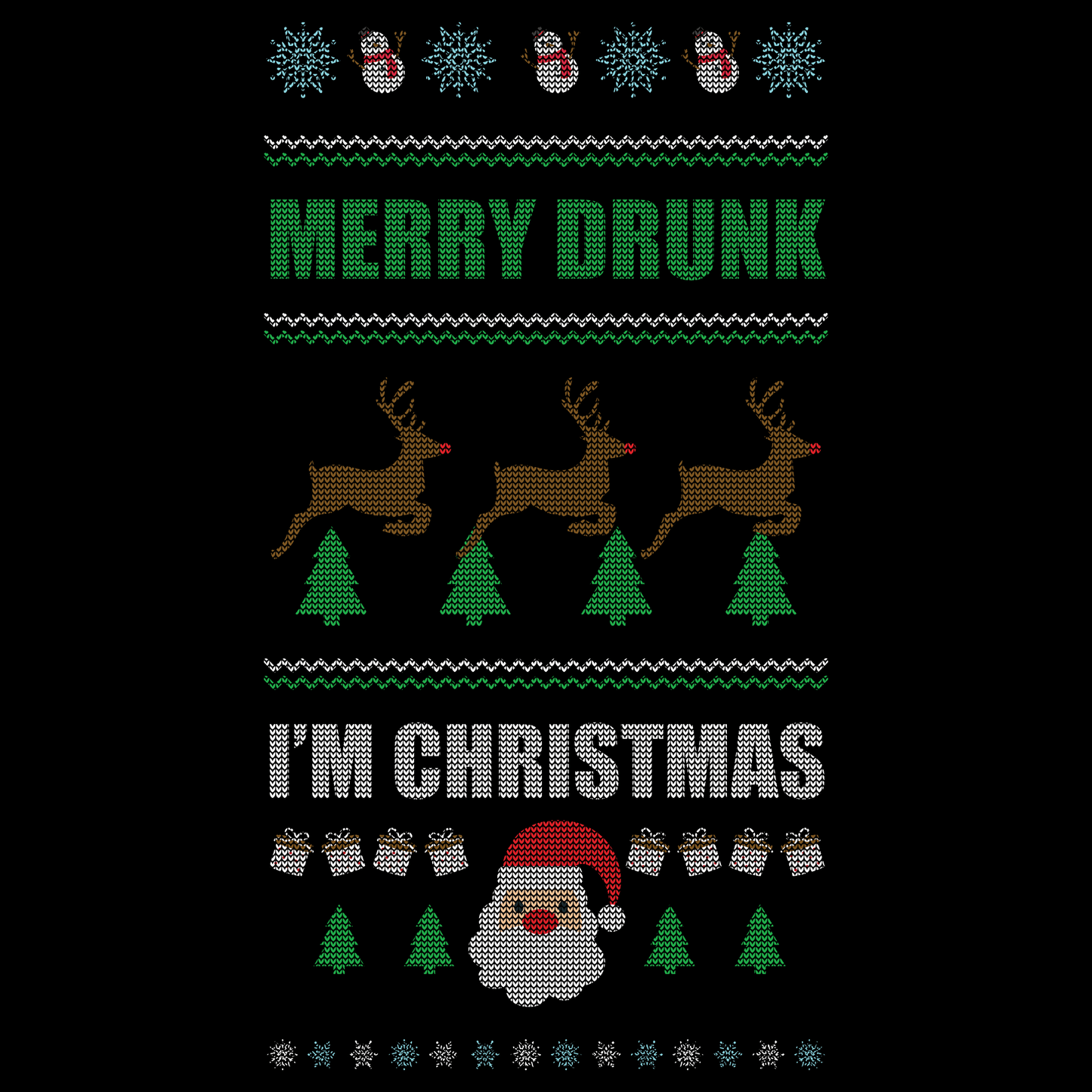 Merry Drunk Christmas Jumper
