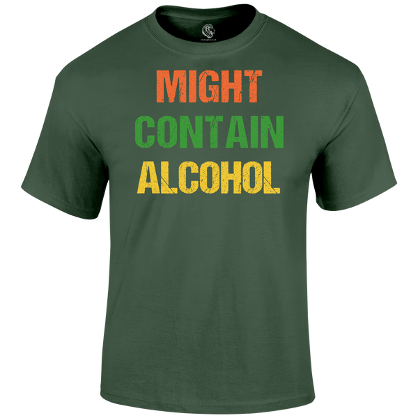 Might Contain Alcohol T Shirt