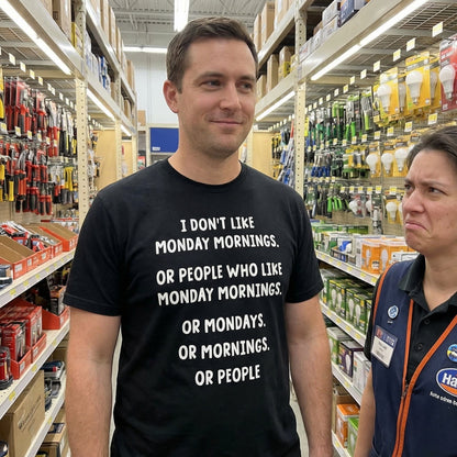 Mondays Funny T Shirt by Lion Legion 