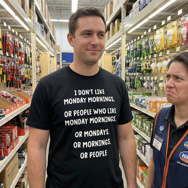 Mondays Funny T Shirt by Lion Legion 