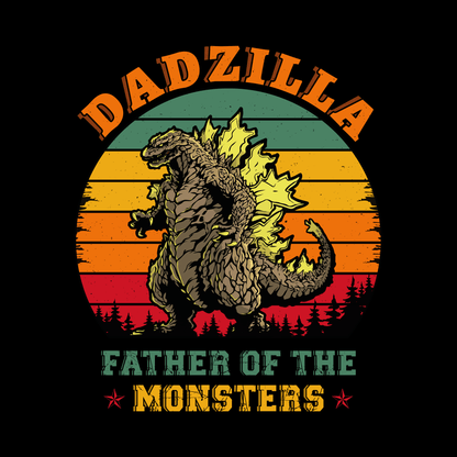 Father's Day T Shirt Monster Dad