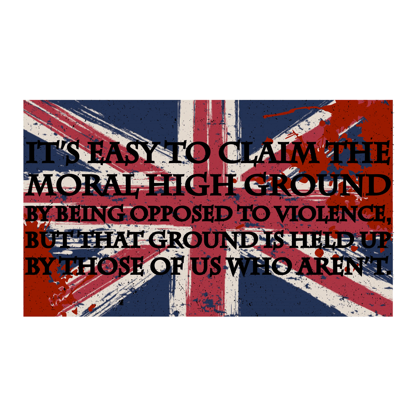 Moral High Ground Jumbo Mug