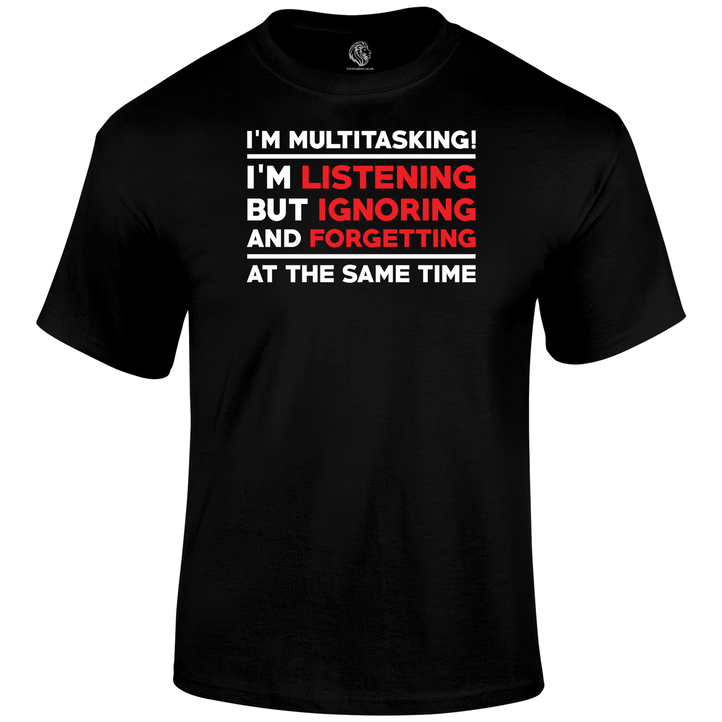 funny t shirt I'm Multitasking