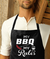 My BBQ My Rules Premier Cotton Apron