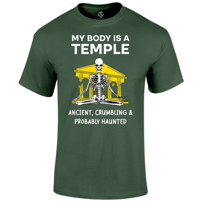 Funny Gym T Shirt My Body Temple