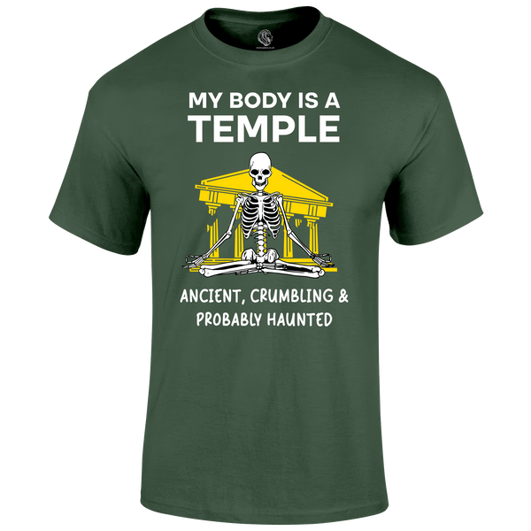 Funny Gym T Shirt My Body Temple