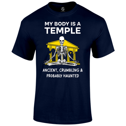 Funny Gym T Shirt My Body Temple