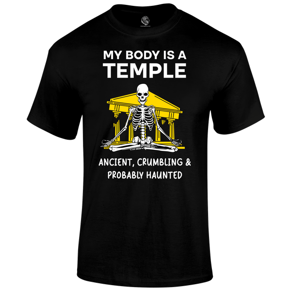 Funny Gym T Shirt My Body Temple