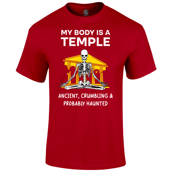 Funny Gym T Shirt My Body Temple
