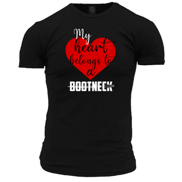 My Heart Belongs To A Bootneck T Shirt