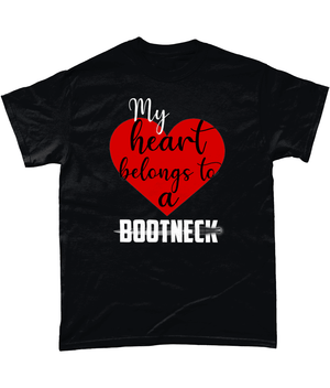 My Heart Belongs To A Bootneck T Shirt