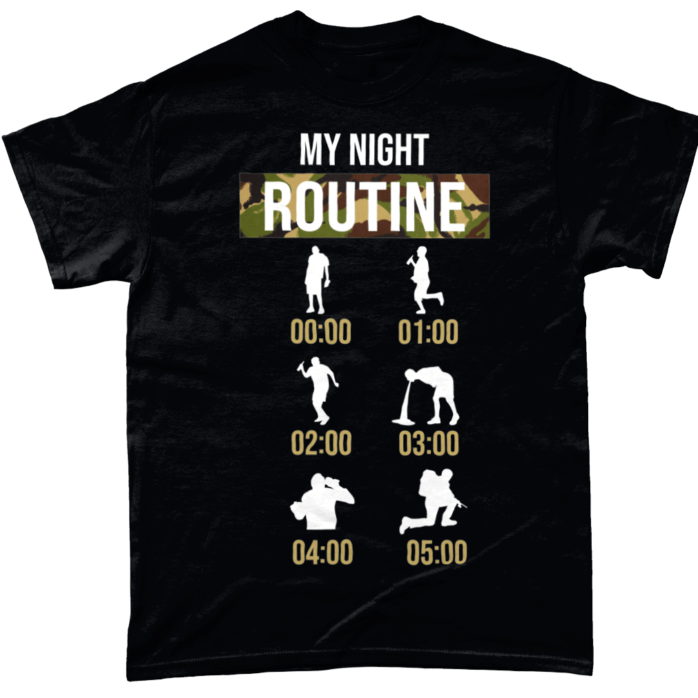 My Night Routine T Shirt