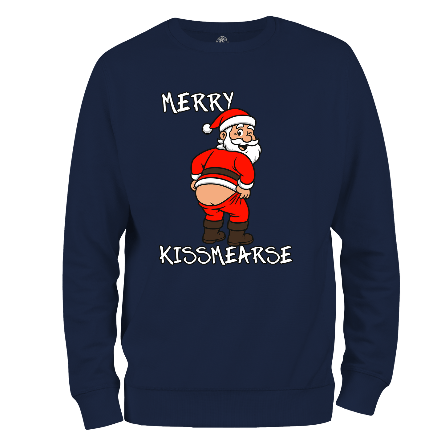 Merry KissMeArse Xmas Jumper by Lion Legion 