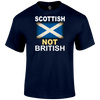 Scottish Not British T Shirt by Lion Legion 