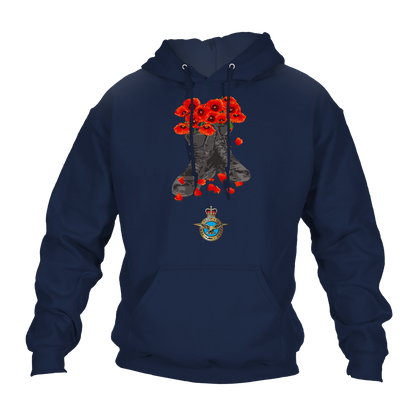 RAF Poppy Boots Hoodie
