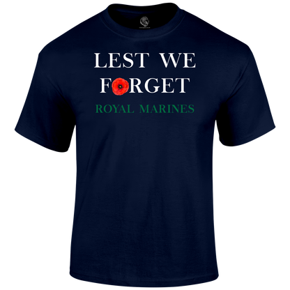 Royal Marines Lest We Forget T Shirt
