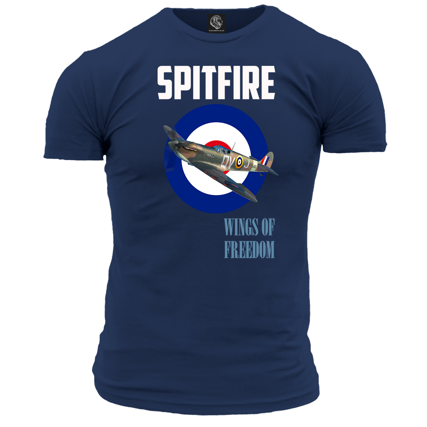 Spitfire Wings Of Freedom T Shirt