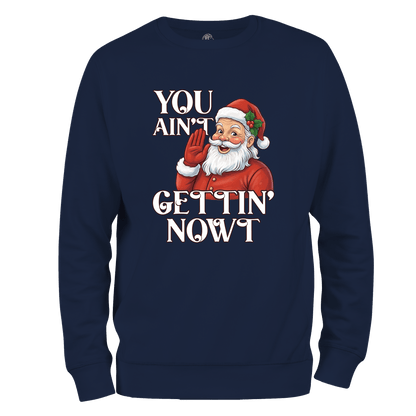 Gettin Nowt Christmas Jumper by Lion Legion 