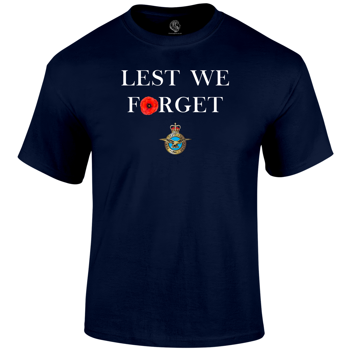 RAF Lest We Forget T Shirt