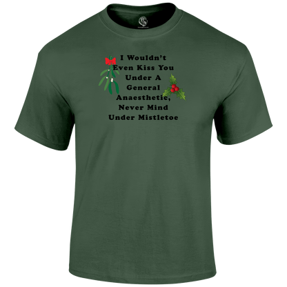 Christmas Tees Naughty Mistletoe T Shirt