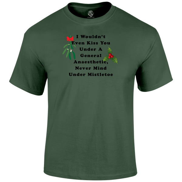 Christmas Tees Naughty Mistletoe T Shirt