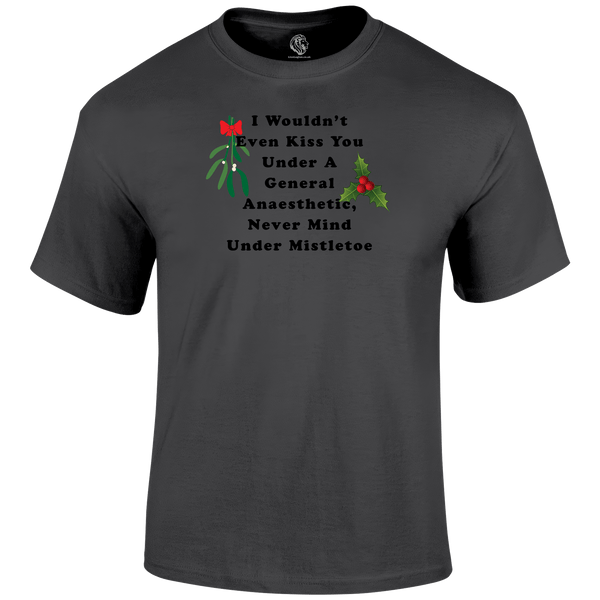 Christmas Tees Naughty Mistletoe T Shirt