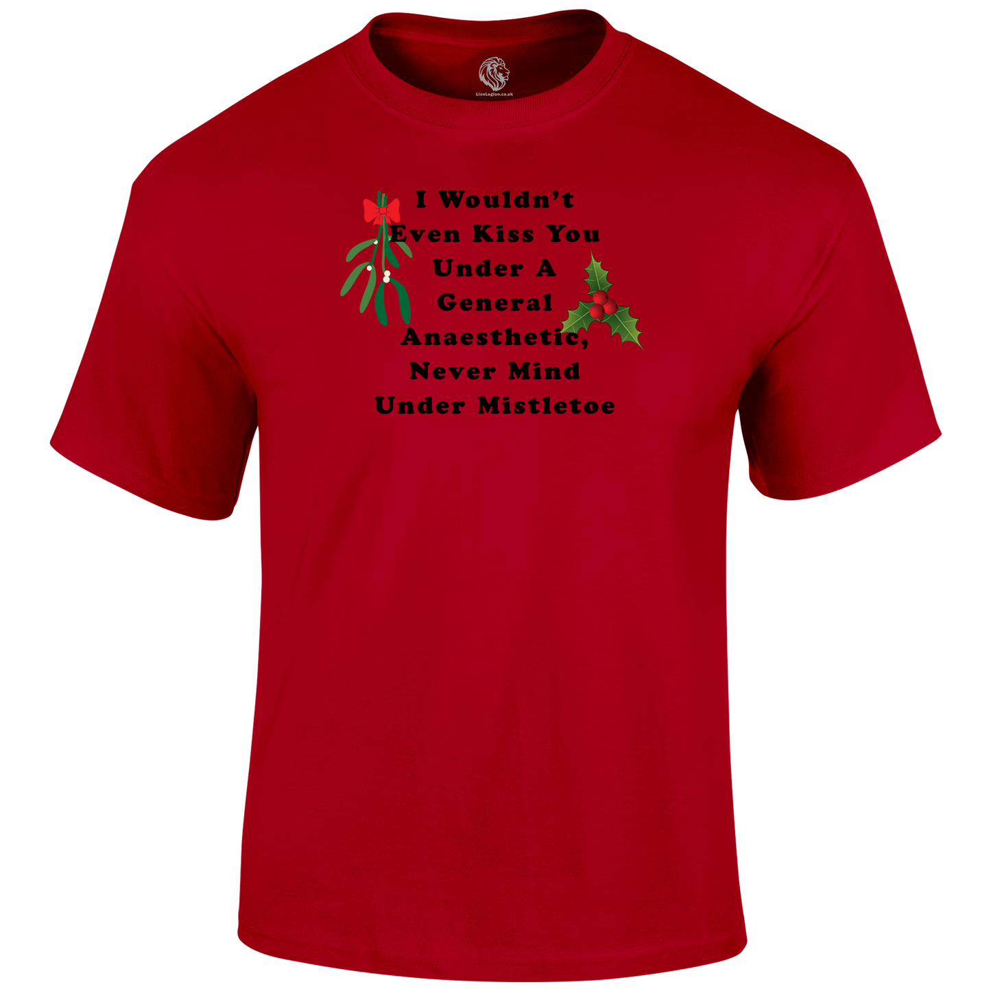 Christmas Tees Naughty Mistletoe T Shirt