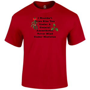 Christmas Tees Naughty Mistletoe T Shirt