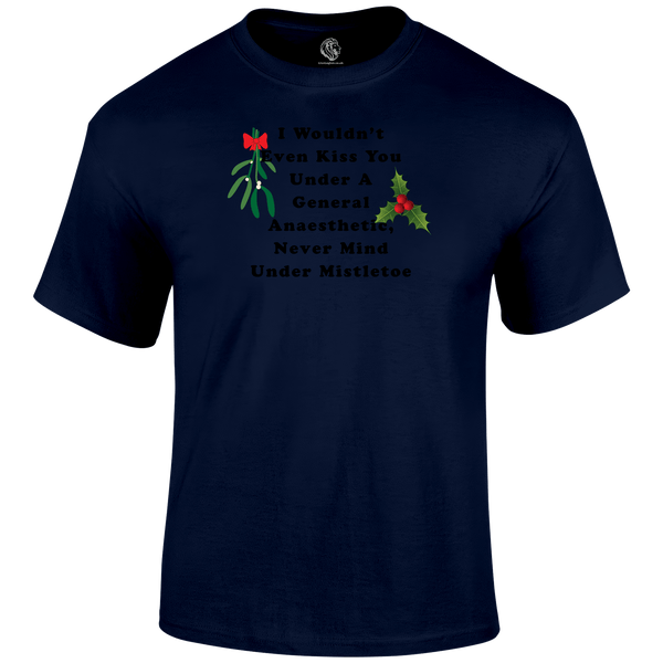 Christmas Tees Naughty Mistletoe T Shirt