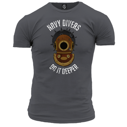 Navy Divers T Shirt