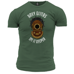 Navy Divers Unisex T Shirt