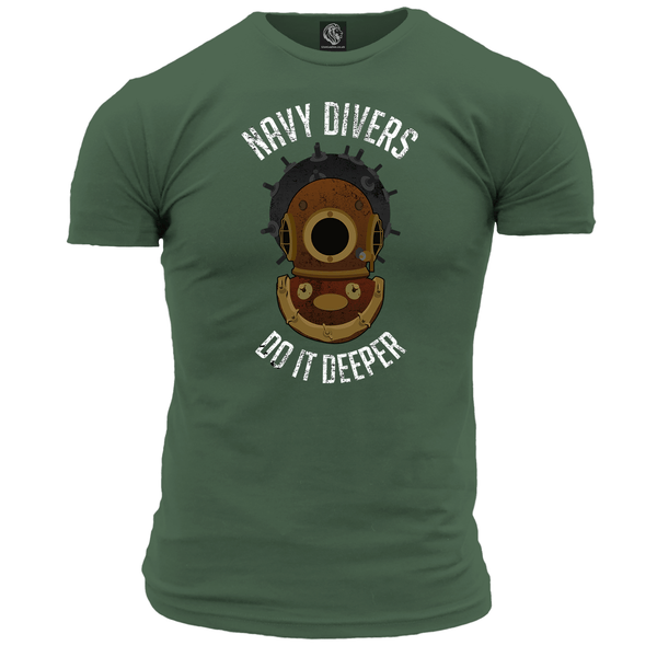 Navy Divers Unisex T Shirt
