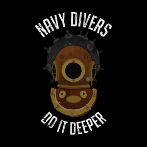 Navy Divers Unisex T Shirt
