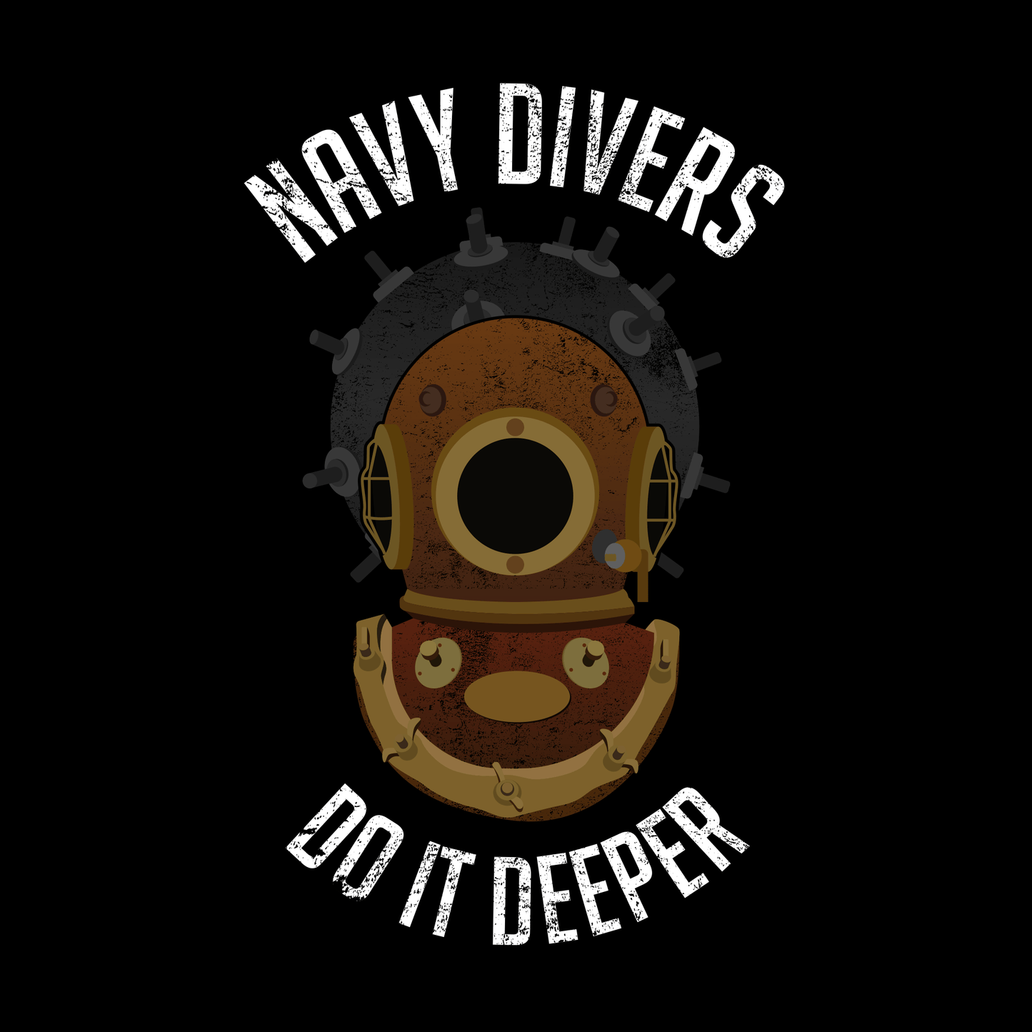 Navy Divers T Shirt