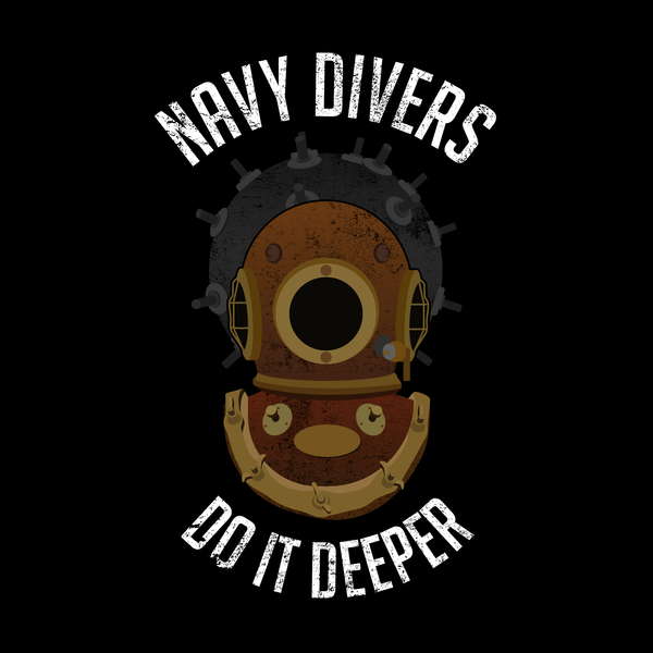 Navy Divers T Shirt