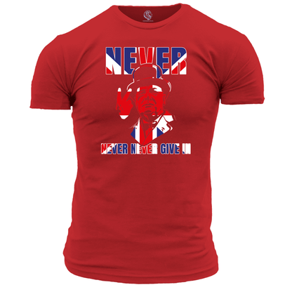 Never Give In T Shirt