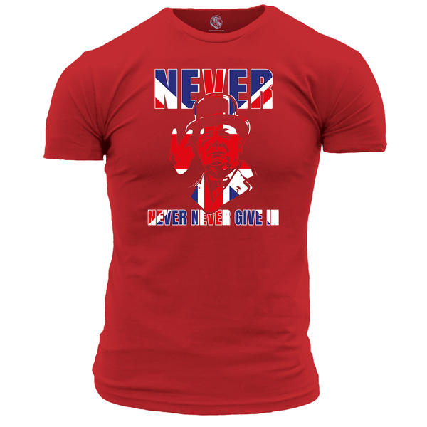 Never Give In T Shirt