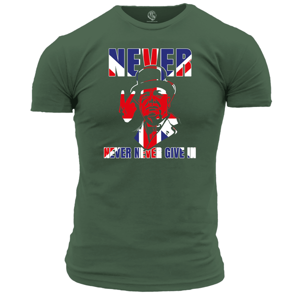Never Give In T Shirt