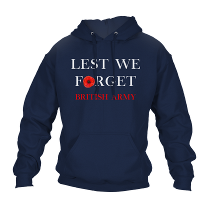British Army Lest We Forget Hoodie