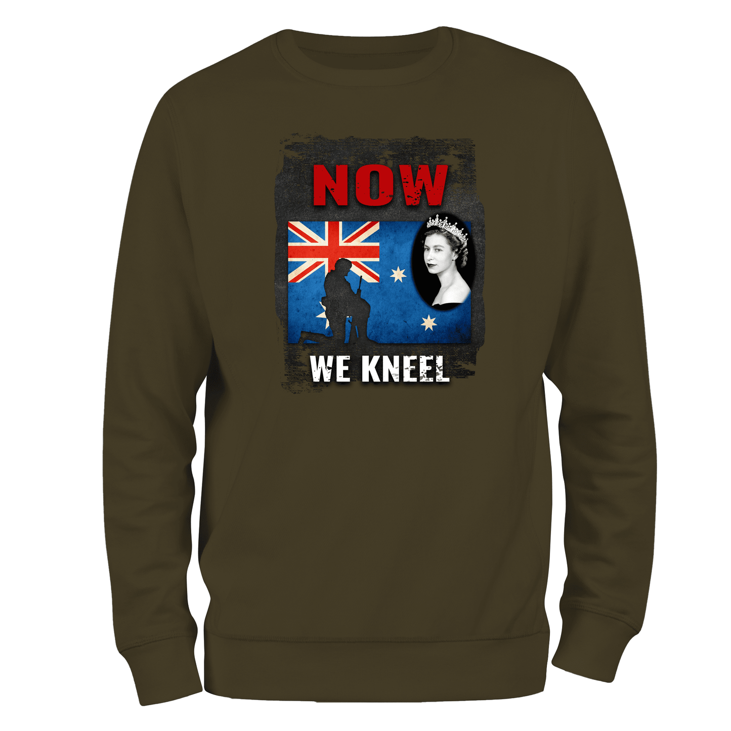 patriotic Sweatshirt Now We Kneel (AUSTRALIA) Sweatshirt